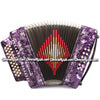 ROSSETTI Diatonic Button Accordion - Pearl Purple